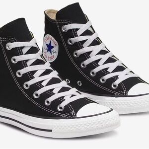 Converse High Top Sneakers in Black and White size 9.5 Women’s